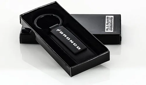 Miniatura 3 de Ford Bronco Llavero con Anilla, Etiqueta y Porta Llave Negro D