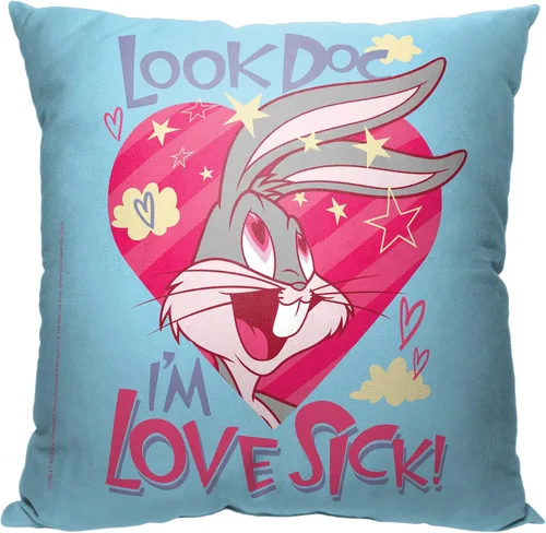 Miniatura 24 de Northwest Warner Bros. Looney Tunes - Almohada de 18 x 18 pulgadas, soplada