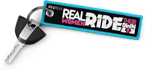 Miniatura 2 de Keytails - Llaveros de calidad premium para motocicleta, scooter, ATV, UTV [Las mujeres reales montan sus propias]
