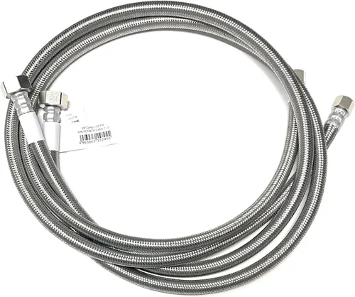 Miniatura 20 de Línea de conector de suministro de agua para grifo, línea de suministro de grifo, rosca de compresión hembra de 3/8 x rosca de tubo de hierro hembra