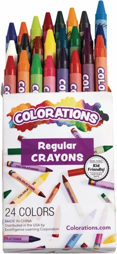 Miniatura 2 de Colorations Crayones regulares, 24 paquetes, cada 24