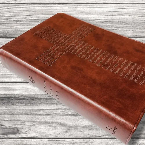 Miniatura 3 de JOY CREATIVE Biblia de estudio estudiantil ESV Personalizado con nombre El diseño personalizado está escrito a mano y grabado con láser Regalo