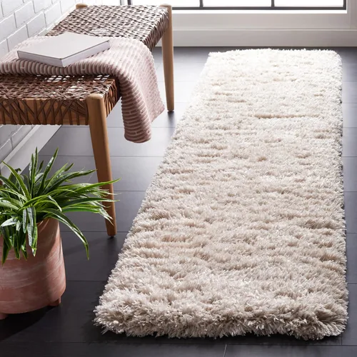 Miniatura 8 de SAFAVIEH Flokati Shag Collection - Alfombra decorativa, 2 pies 3 pulgadas x 4 pies, color marfil, diseño sólido, no desprende pelusa y de fácil