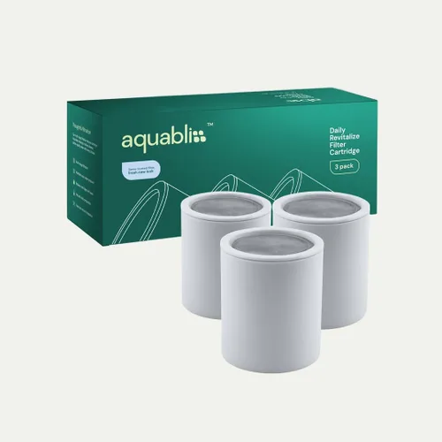 Miniatura 2 de AquaBliss Cartucho de repuesto de filtro de ducha de alto rendimiento, reduce los productos químicos y el cloro, restaura el equilibrio del pH, piel