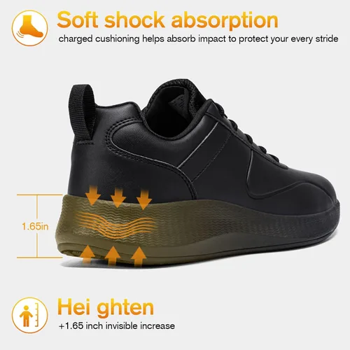 Miniatura 4 de Zapatos de trabajo antideslizantes para hombre, zapatos de cocina impermeables para chef, zapatos cómodos antideslizantes para restaurante, calzado