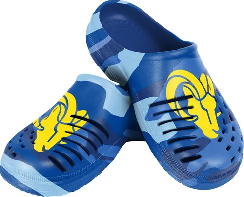 Miniatura 52 de FOCO - Sandalias de agua de jardín con logotipo de equipo de la NFL, para hombre, pantuflas, zuecos