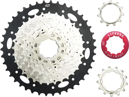 Casete de 8 velocidades 11-42T 11-40T MTB Cassette 8 velocidades para bicicleta de montaña, bicicleta de carretera, MTB, BMX, SRAM, Shimano