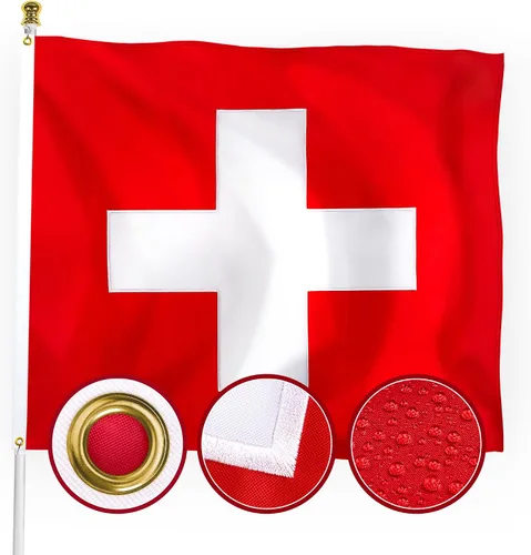 Miniatura 10 de XIFAN Bandera india prémium de 3 x 5 pies, para exteriores, grande, de doble cara, resistente, nailon 210D, bordado, bandera india nacional y país