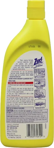 Miniatura 2 de Zud Limpiador en crema (paquete de 2) – Fórmula de limpiador de baño/sin blanqueador para superficies brillantes/elimina el óxido, manchas de agua