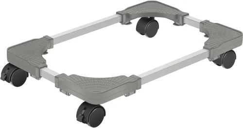 Miniatura 9 de Liitrton Soporte de CPU móvil Soporte de torre ajustable para computadora con 4 ruedas giratorias que se adapta a la mayoría de PC (negro)
