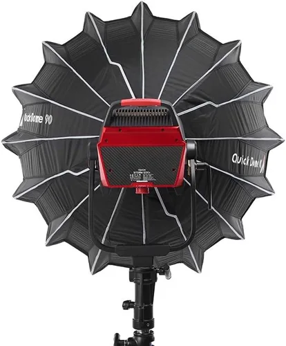 Miniatura 2 de Aputure Light Dome Quick Dome 90 Softbox, 90cm (3 pies) Softbox Circular Bowens Mount con Diseño de Liberación Rápida, Incluye Difusión, Rejilla