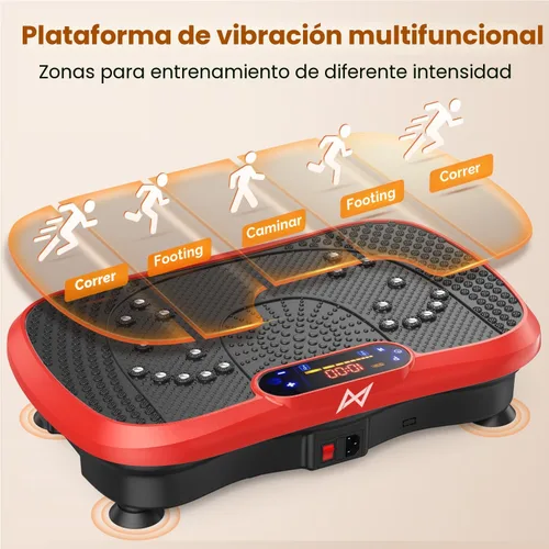 Miniatura 8 de AXV Vibration Plate Fitness Platform Exercise Machine Vibrating Shaking Full Body Shaker Workout Vibrate Stand Shake Board Sport for Weight Loss Fat