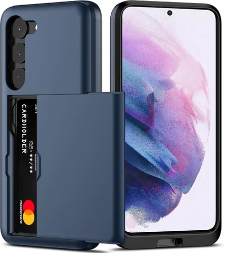 Miniatura 28 de Nvollnoe Funda para Samsung S23 con tarjetero 5G de 6.1 pulgadas, delgada, de doble capa, resistente, protector para Galaxy S23, funda con ranura