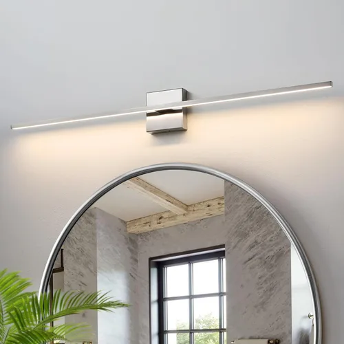 Miniatura 15 de Lámpara de tocador de baño negra de 30 pulgadas, giratoria de 360°, 18 W, regulable, 5CCT, LED, lámpara de baño negra sobre espejo, luces modernas