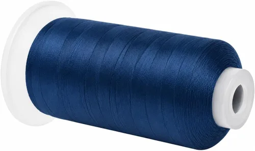 Miniatura 8 de Mandala Crafts Airforce Blue - Hilo resistente de 1500 yardas Tex 70 hilos de poliéster fuertes para coser cortinas, jeans, cuero, cabello
