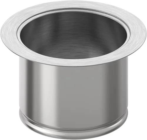 Miniatura 9 de BOTEMY Brida extendida para eliminación de basura con cesta y tapón colador, brida profunda de fregadero de cocina de acero inoxidable 304