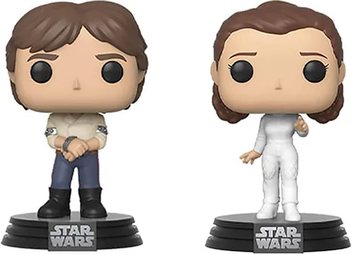 Miniatura 2 de Funko Pop! Star Wars: Star Wars - Han y Leia Pack de 2