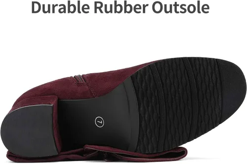 Miniatura 4 de DREAM PAIRS Botas a la rodilla, de tacón alto, para mujer