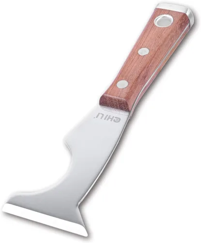 Miniatura 9 de CHILI Tools - Mini barra de palanca de 7/8 pulgadas de ancho con extremo plano + rascador de pintura CHILI Tools 5 en 1 con mango de madera