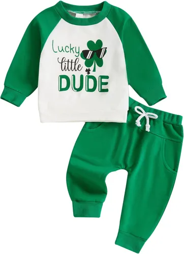 Miniatura 201 de Adobabirl Conjunto de sudadera y pantalones de Halloween para bebé, sudadera y pantalones con parche de calabaza para Halloween, otoño, ropa de bebé