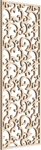 Miniatura 171 de Wheatland Paneles de pared decorativos de madera con calado, 9 3/8 pulgadas de ancho x 24 3/8 pulgadas de alto x 1/4 de alto, nogal