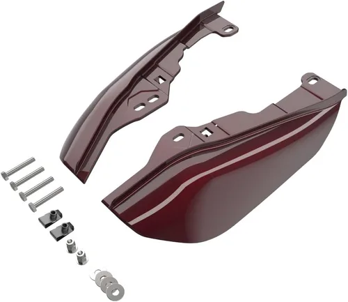 Miniatura 135 de Advanblack Deflectores de aire Road Glide Mid Frame 2024 compatibles con Harley Touring Street Glide, Road King, Electra Glide, 2009-2025