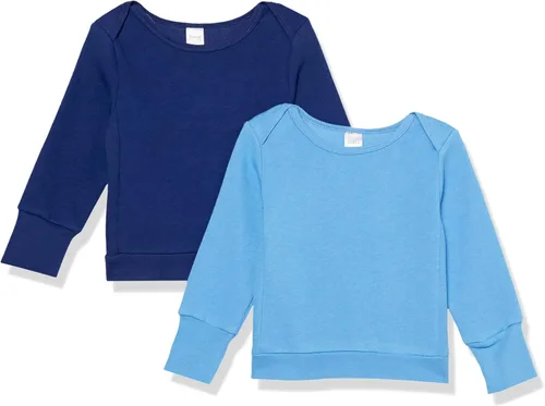 Hanes Baby and Toddler Flexy Soft 4-Way Stretch Fleece Sweatshirt