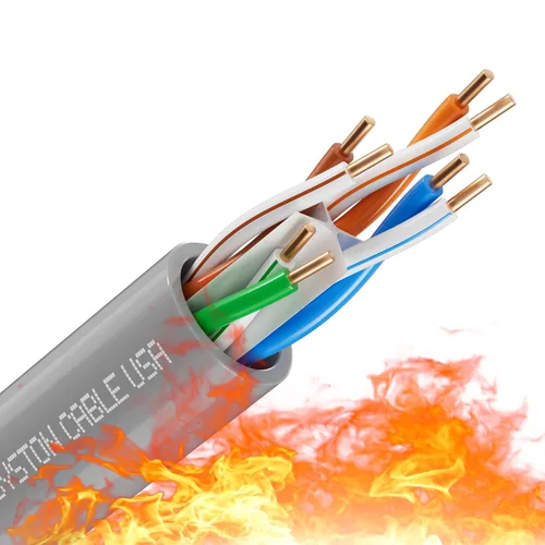 Miniatura 19 de Syston Cable Technology Cable de Internet Ethernet Cat6e – 10 pies, 600 MHz 23AWG de alambre de cobre sólido desnudo apto