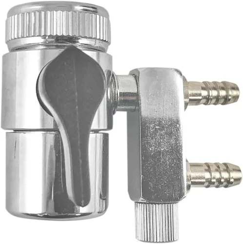 Miniatura 6 de Grifo de cocina de 2 vías Válvula desviadora de ósmosis inversa/divisor con rosca hembra M22 (≈22 mm) y salida de tubo de RO de 1/4 OD para filtro