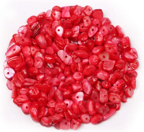 Miniatura 19 de 500 cuentas de piedra natural con virutas naturales, citrino de 0.317 a 0.315 pulgadas, piedras preciosas irregulares de cristal curativo, cuentas