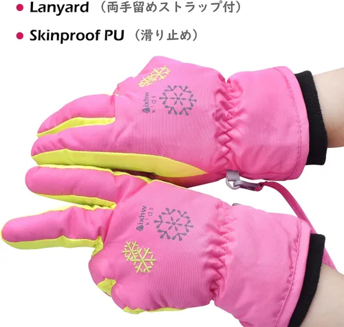 Miniatura 6 de TRIWONDER Kids Gloves for Boys Girls Toddler Winter Ski Snow Mittens Windproof Waterproof Thermal Warm Gloves