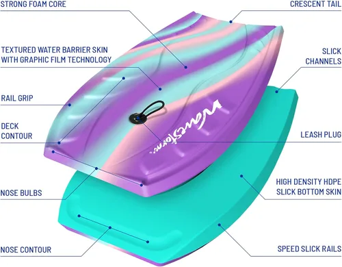 Miniatura 4 de Wavestorm Tabla de Bodyboard de Espuma Lav