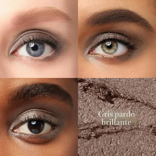 Miniatura 2 de Julep - Sombra de ojos 101 de crema a polvo, impermeable, en barra con sombreador incorporado – tono gris pardo brillante – larga duración, a prueba