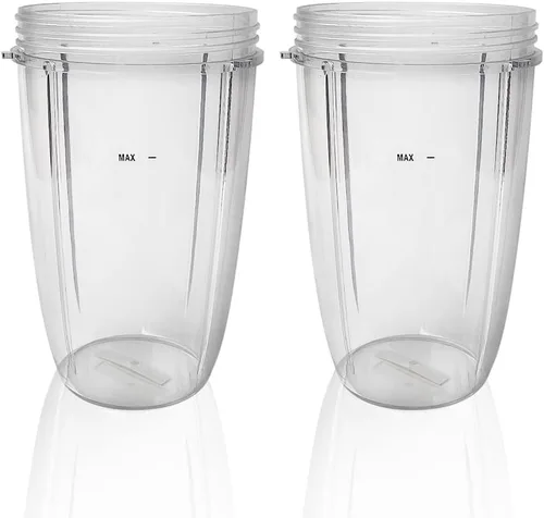 Miniatura 7 de Vasos de repuesto compatibles con licuadora NutriBullet de 600 W y 900 W (2 tazas de 18 onzas)