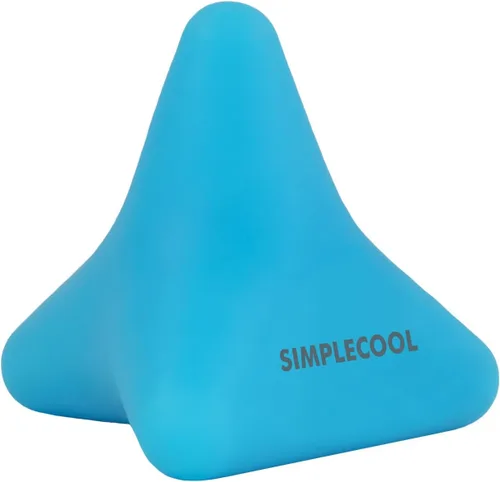 Herramienta de masaje manual de punto de gatillo. Pequeña bola masajeadora para tejido profundo, liberación miofascial, terapia física, fascitis Azul