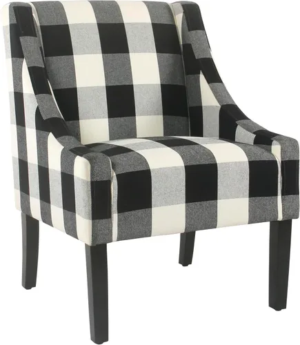 Miniatura 31 de HomePop Swoop - Silla de sala de estar con apoyabrazos, terciopelo gris
