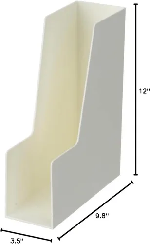 Miniatura 5 de YBM HOME Organizador vertical para archivos, diseño frontal abierto para un fácil acceso a archivos, documentos y revistas, ideal para oficina