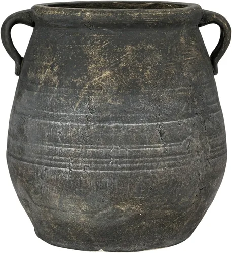 Miniatura 6 de Creative Co-Op - Urna de terracota blanqueada, gris