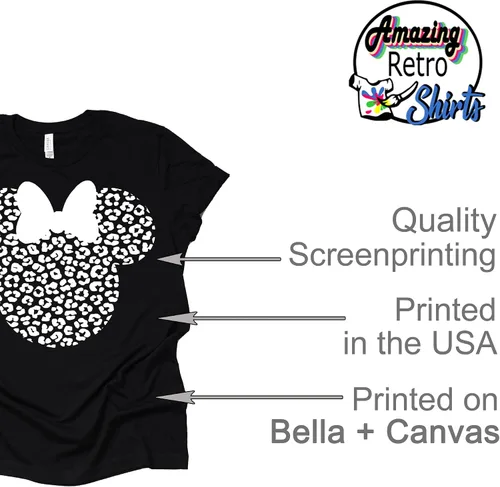 Miniatura 4 de Leopardo, Minnie Camisa, Cheetah Minnie Camisa, Animal Kingdom, Camisa Safari Casual Manga Corta Camisa