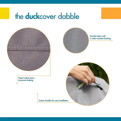 Miniatura 13 de DUCKCOVERS Soteria - Cubierta rectangular impermeable para hoguera de 56 pulgadas, cubierta para fogata al aire libre