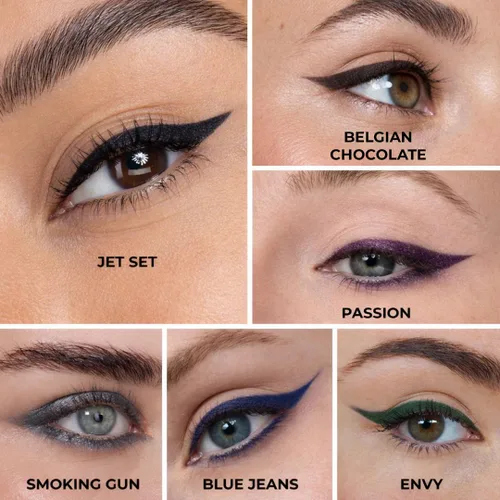 Miniatura 7 de Honeybee Gardens Lápiz delineador de ojos sin esfuerzo en pasión, rica pigmentación, suave, duradero, vegano, sin gluten Passion