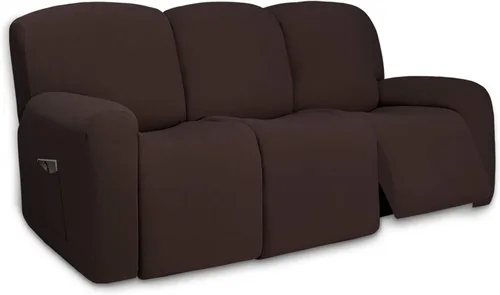 Miniatura 27 de PureFit - Funda superelástica con bolsillo p/protección de sofá/sillón - Suave cubierta de elastano antideslizante, lavable, c/base elástica, apta