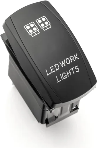 Miniatura 2 de SuperATV Luces LED tipo cubo de montaje empotrado de 3 pulgadas para UTV (ajuste universal), incluye arnés de cableado e interruptor basculante