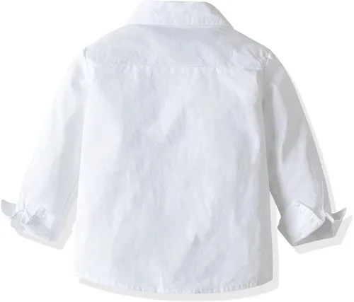 Miniatura 3 de Camisa de rayas para caballero de 1 Navidad con corbatín pantalones largos con tirante ropa