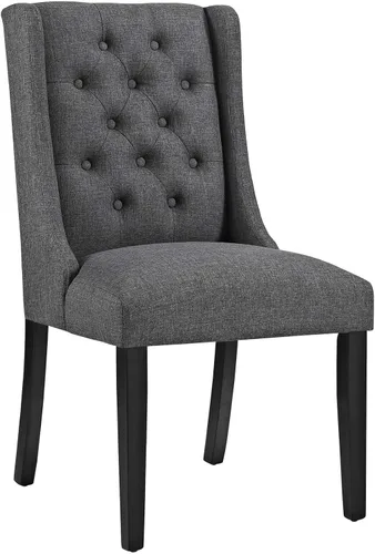 Miniatura 5 de Modway Baronet - Silla Parsons moderna tapizada de tela tapizada para cocina y comedor, color beige