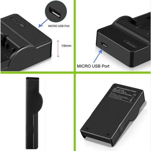 Miniatura 3 de Cargador de batería para Sony NP-BK1 Tipo K Litio-ion