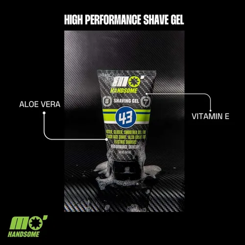 Miniatura 5 de Mo' Handsome Gel de afeitado prémium para hombres – Fórmula de deslizamiento suave para un afeitado cercano – Uso con cuchillas de afeitar