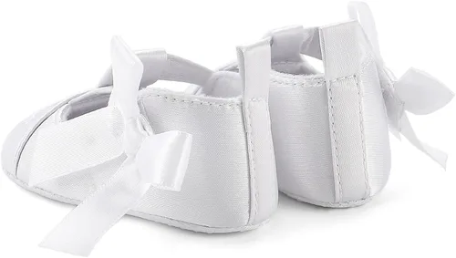 Miniatura 5 de Zapatos de bautizo de cruz suave para bebés y niños pequeños