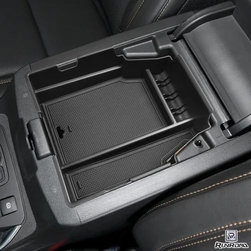 Miniatura 3 de RUNROAD Bandeja organizadora de consola central compatible con Chevy Traverse 2018-2021 2022 2023, caja de almacenamiento secundaria, bandeja