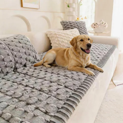 Miniatura 11 de Funda de sofá para mascotas, lavable, apta para mascotas, protector de sofá para muebles, tapete bohemio para mascotas, para sofás y sofás Beige